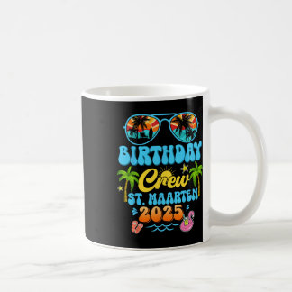 Caneca De Café Equipe de Aniversário de St. Maarten Férias Cruzei