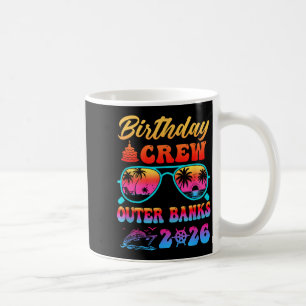 Caneca De Café Equipe de aniversário dos bancos exteriores cruzei