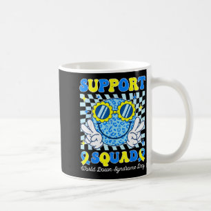 Caneca De Café Equipe de apoio crianças conscientização síndrome