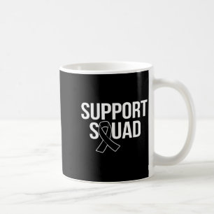 Caneca De Café Equipe de Apoio Mês de Conscientização sobre o Cân