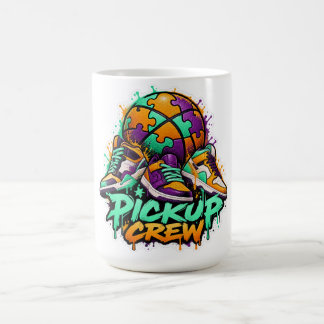 Caneca De Café Equipe de Basquete de Rua Arte Urbana