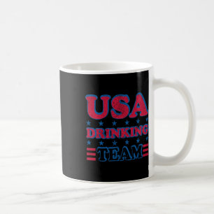 Caneca De Café Equipe De Bebendos Dos Eua No Dia Da Independência