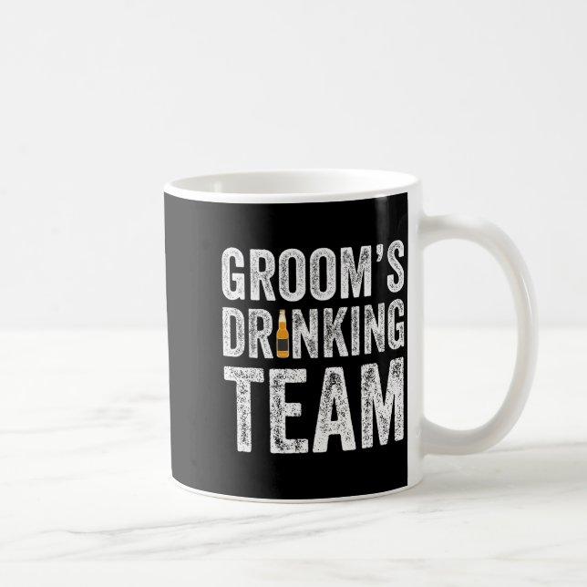 Caneca De Café Equipe de bebida engraçada do noivo padrinhos desp (Direita)
