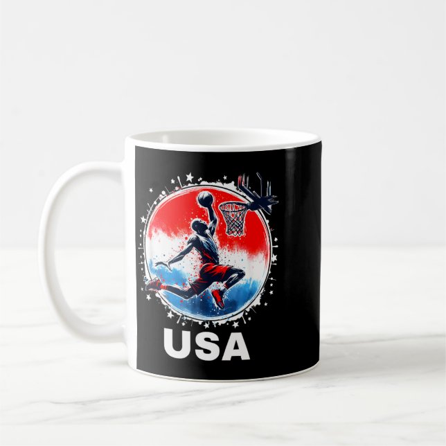 Caneca De Café Equipe de beisebol Bisonrel Voador Usa (Esquerda)