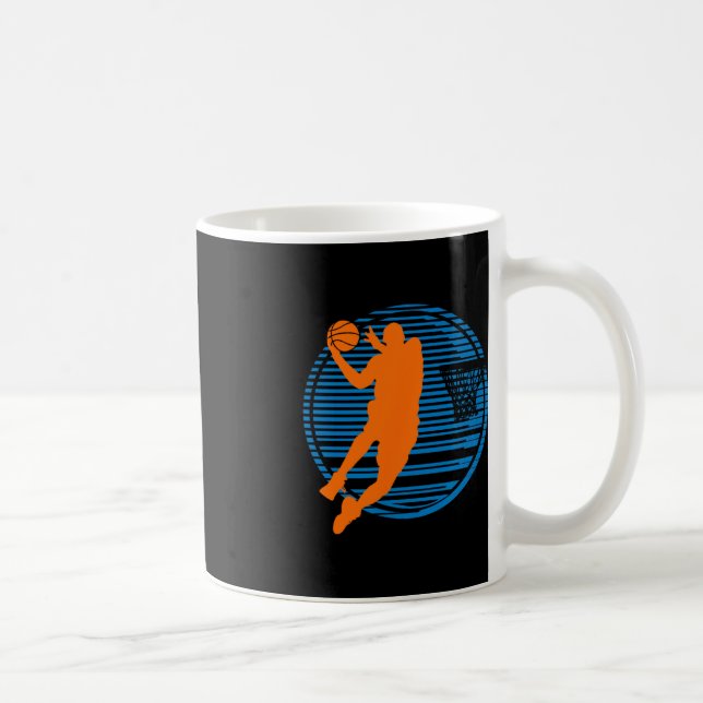 Caneca De Café Equipe de Bola de Esporte do Dunplayer de Basquete (Direita)