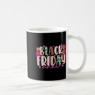 Caneca De Café Equipe de Compras de Sexta-feira Luzes de Natal Co