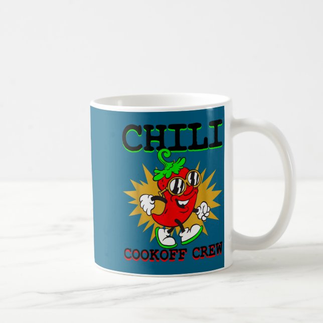 Caneca De Café Equipe de concurso de chili cozinhando pimenta chi (Direita)