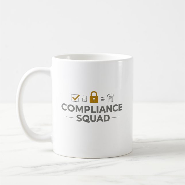 Caneca De Café Equipe de Conformidade – Equipe Jurídica (Esquerda)