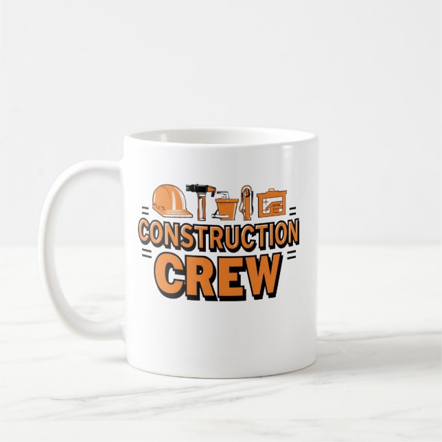 Caneca De Café Equipe de Construção (Esquerda)