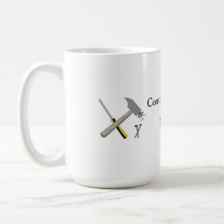 Caneca De Café Equipe de Construção com Nome