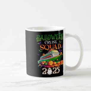 Caneca De Café Equipe de Cruzeiro Assustador de Halloween 2025 Tr