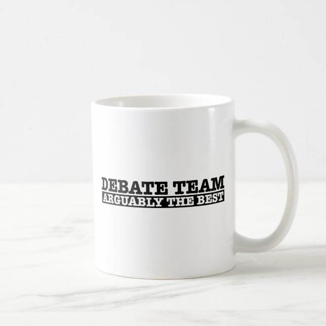 Caneca De Café Equipe de Debate (Direita)