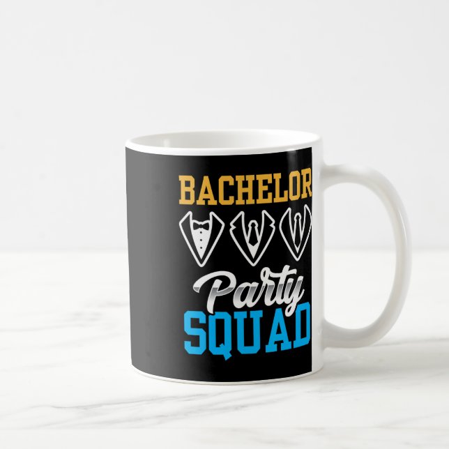 Caneca De Café Equipe de despedida de solteiro Equipe da noiva No (Direita)