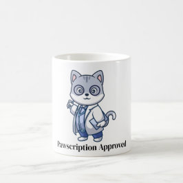 Caneca De Café Equipe de Enfermagem da Clínica Veterinária Super 