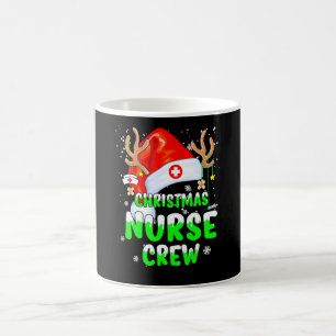 Caneca De Café Equipe de Enfermeira de Natal Esquadrão de Natal d