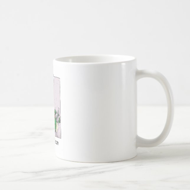 Caneca De Café Equipe de Esmagamento de Moscas Presentes Divertid (Direita)