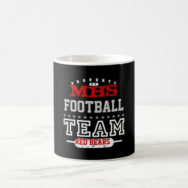Caneca De Café Equipe de esporte da escola (Centro)