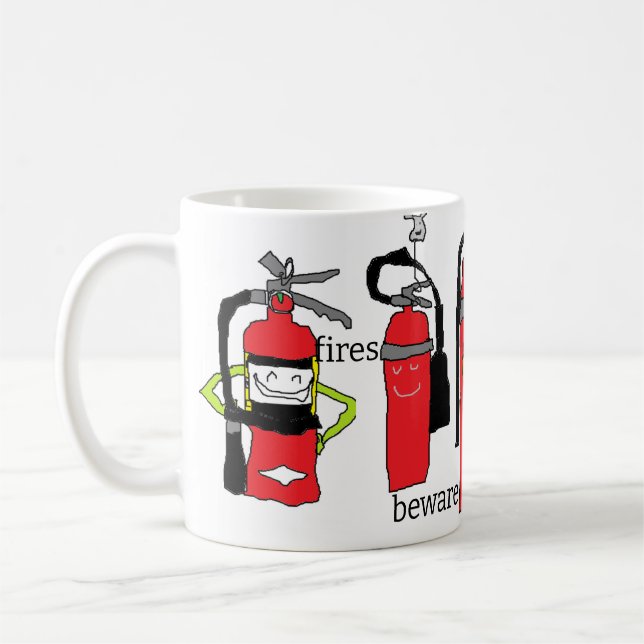 CANECA DE CAFÉ EQUIPE DE EXTINÇÃO (Esquerda)