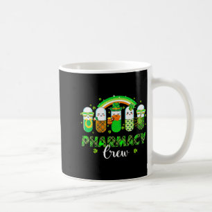 Caneca De Café Equipe de farmácia pílulas engraçadas arco-íris fa