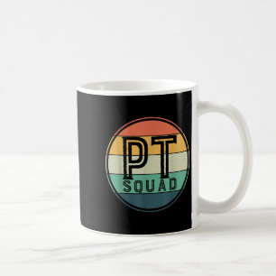 Caneca De Café Equipe de Fisioterapia Retro Pt