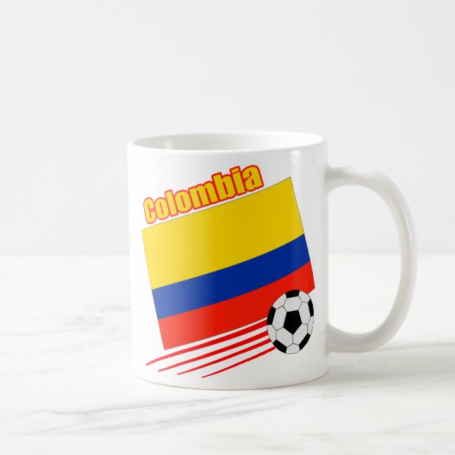 Caneca De Café Equipe de futebol de Colômbia (Direita)