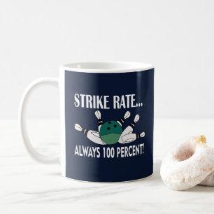 Caneca De Café Equipe de Greve de Bola de boliche