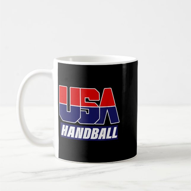 Caneca De Café Equipe de Handebol 2021 EUA (Esquerda)