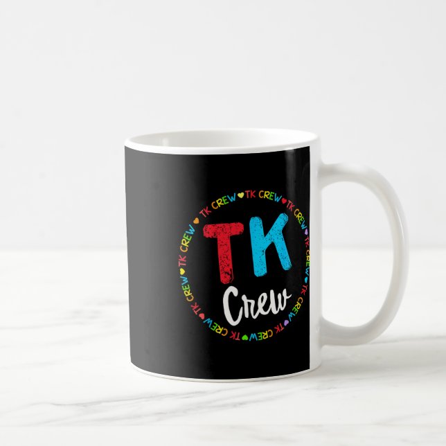 Caneca De Café Equipe de Jardim de Infância de Transição Escolar  (Direita)