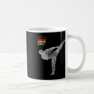 Caneca De Café Equipe de Karate Artes Marciais Mma Chute Alemanha