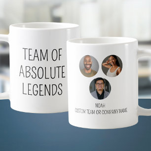 Caneca De Café Equipe De Legendas Absolutas 3 Escritório De Colab