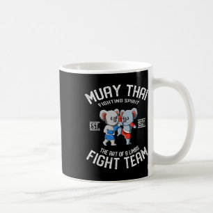 Caneca De Café Equipe de Luta Muay Thai Koala - Nak Muay, Kickbox
