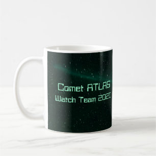 Caneca De Café Equipe de Monitoramento do Comet ATLAS 2020