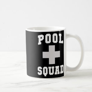 Caneca De Café Equipe de natação de piscina fofa resgata salva-vi