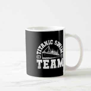 Caneca De Café Equipe De Natações Titanista - Nadação Engraçada E