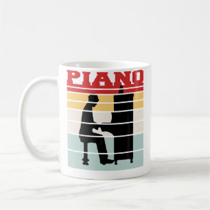 Caneca De Café Equipe de Piano Antigo