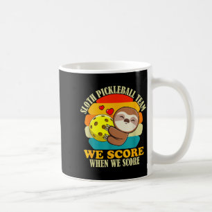 Caneca De Café Equipe de pickleball de preguiça esportes amor mot