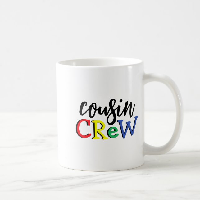 Caneca De Café Equipe de Primos Infantil  (Direita)