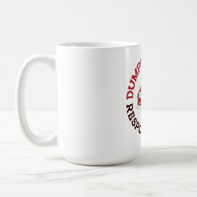 Caneca De Café Equipe de Resposta a Incêndio em Container (Esquerda)