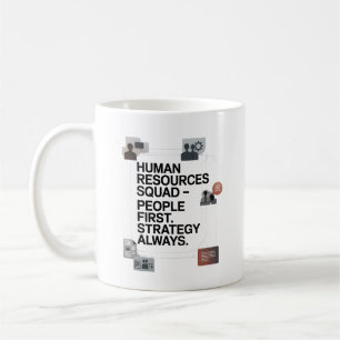 Caneca De Café Equipe de RH – Pessoas em Primeiro Lugar. Estratég
