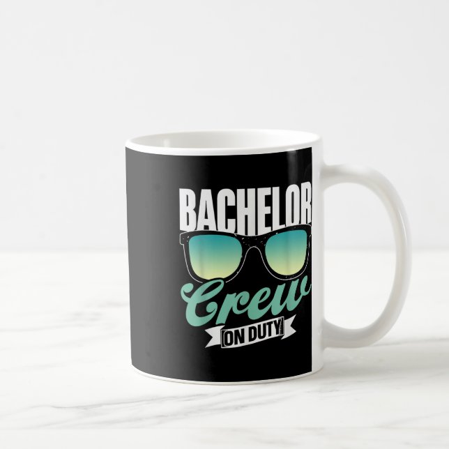 Caneca De Café Equipe de Serviço da Tripulação de Solteiro Festa  (Direita)