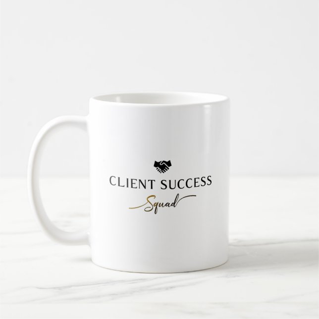 Caneca De Café Equipe de Sucesso do Cliente – Café da Equipe  (Esquerda)