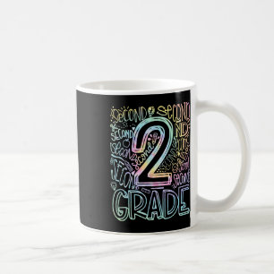 Caneca De Café Equipe de tipografia da 2ª série Tie Dye Chá da se