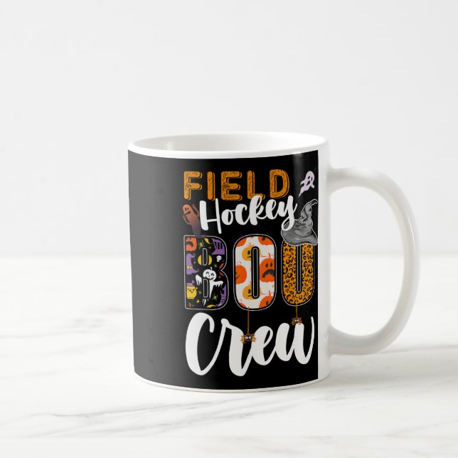Caneca De Café Equipe de Torcida de Hóquei em Campo no Halloween  (Direita)