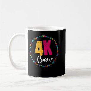 Caneca De Café Equipe de Tripulação de 4K Professora Kindergarten