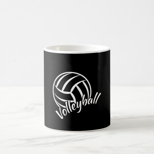 Caneca De Café Equipe de Voleibol de Praia Ideia Dotada (Centro)