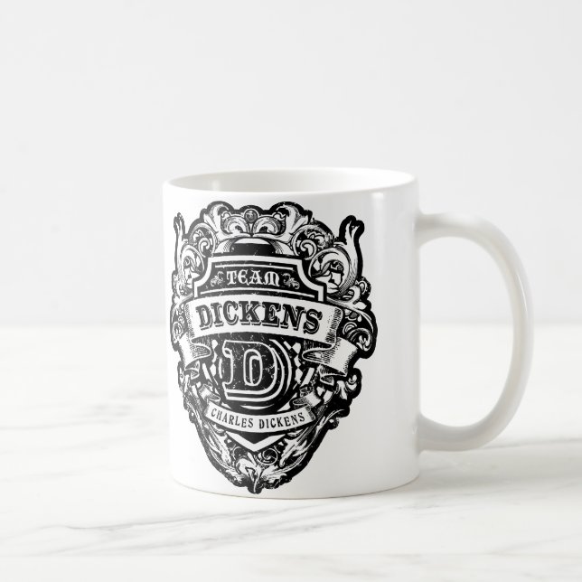 Caneca De Café "Equipe Dickens" Charles Dickens (Direita)