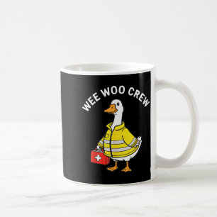 Caneca De Café Equipe Divertida Wee Woo Ganso Emt Paramédico Bomb