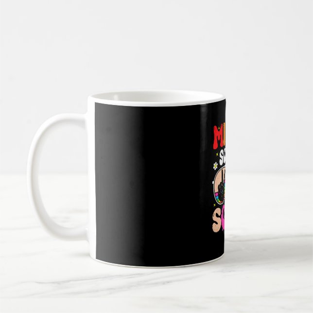 Caneca De Café Equipe do ensino médio professores alunos de volta (Esquerda)