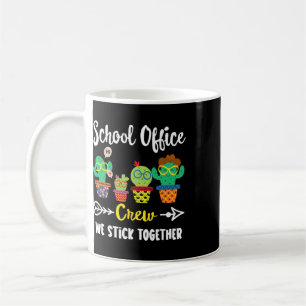 Caneca De Café Equipe do Escritório da Escola Nós Ficamos Juntos 