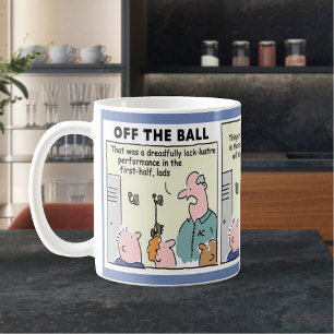 Caneca De Café Equipe do gerente fala sobre futebol